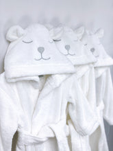 Load image into Gallery viewer, kids bathrobe. polar bear bathrobe