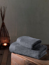 Load image into Gallery viewer, Hand Towel, Bath Towel, Cotton Towel, Grey